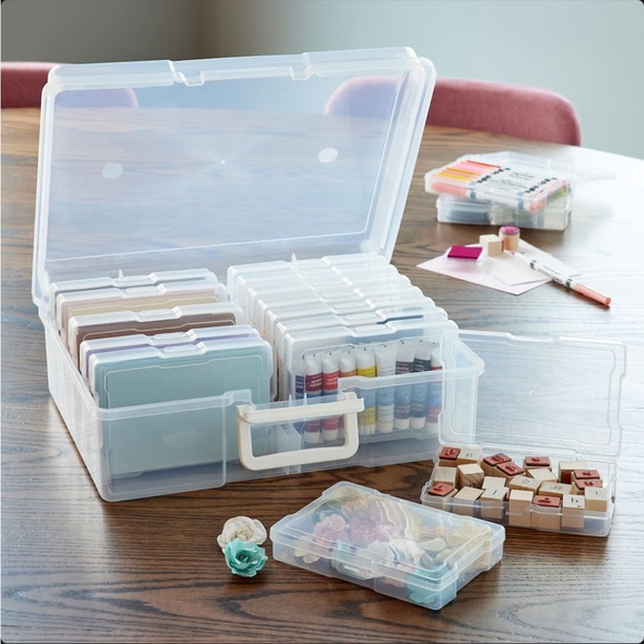 ☀️NEW☀️Clear 16 Case Photo & Craft Keeper bySimply Tidy® - Picture 1 of 7